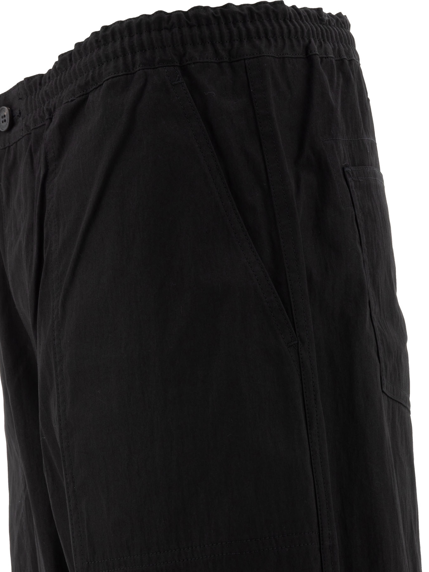 COMME DES GARçONS HOMME Black   Trousers with drawstring